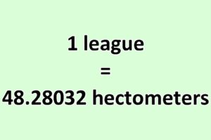 Convert League to Hectometer