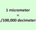 Convert Micrometer to Decimeter