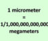 Convert Micrometer to Megameter