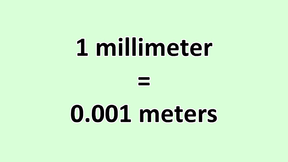 Millimeter To Meter1 