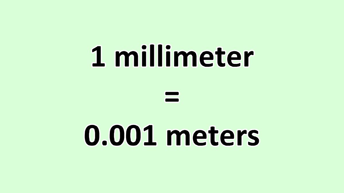 Convert Millimeter To Meter ExcelNotes