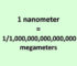 Convert Nanometer to Megameter