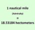 Convert Nautical Mile (Admiralty) to Hectometer