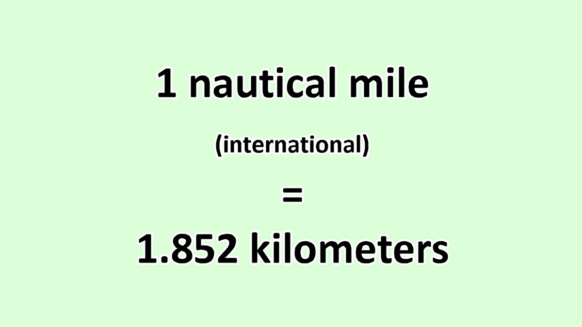 1 nautical mile berapa km