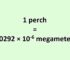 Convert Perch to Megameter