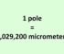 Convert Pole to Micrometer