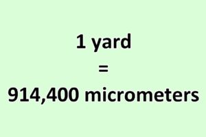 Convert Yard to Micrometer
