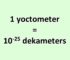 Convert Yoctometer to Dekameter