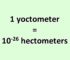 Convert Yoctometer to Hectometer