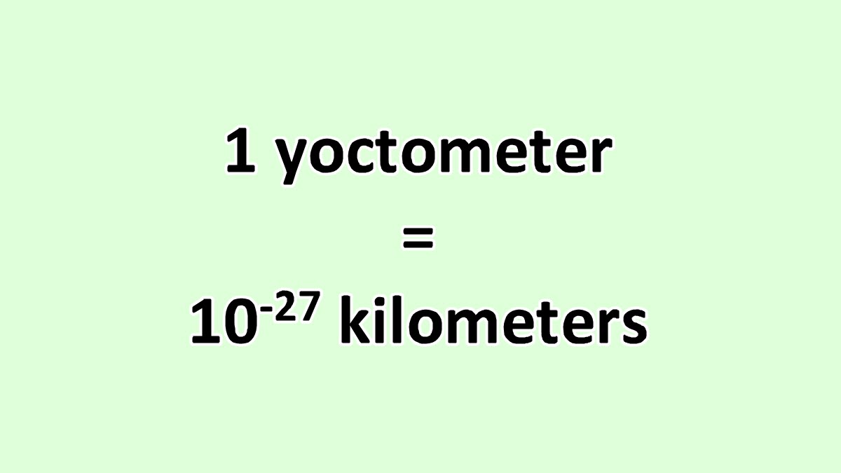 Convert Yoctometer to Kilometer - ExcelNotes