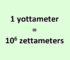 Convert Yottameter to Exameter