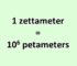 Convert Zettameter to Petameter