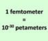 Convert Femtometer to Petameter