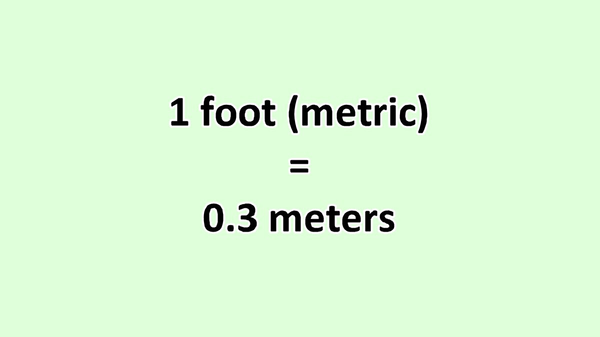 meter to feet conv