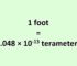 Convert Foot to Terameter