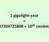 Convert Gigalight-year to Centimeter