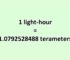 Convert Light-hour to Terameter