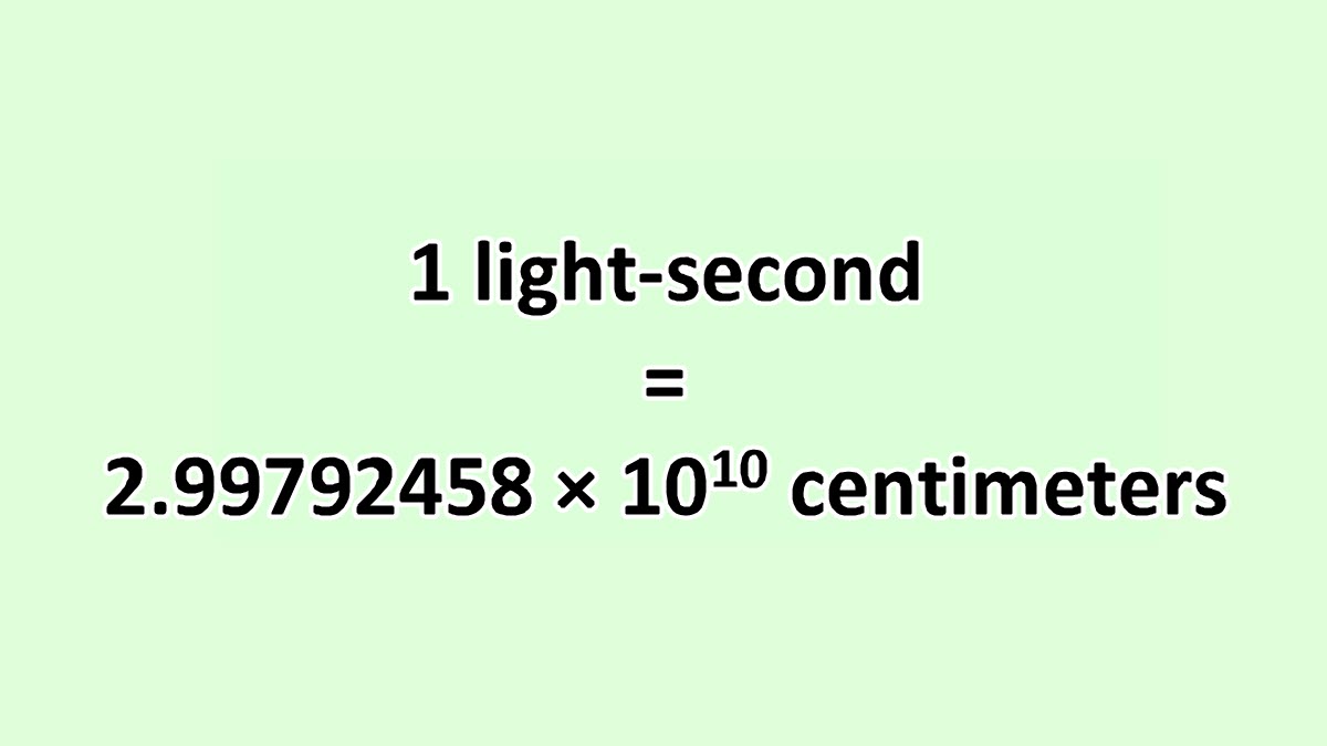 Convert Light second To Centimeter ExcelNotes convert-light-second-to-centimeter-excelnotes