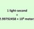 Convert Light-second to Meter