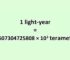 Convert Light-year to Terameter
