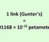 Convert Link (Gunter's, Surveyor's) to Petameter