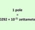 Convert Pole to Zettameter