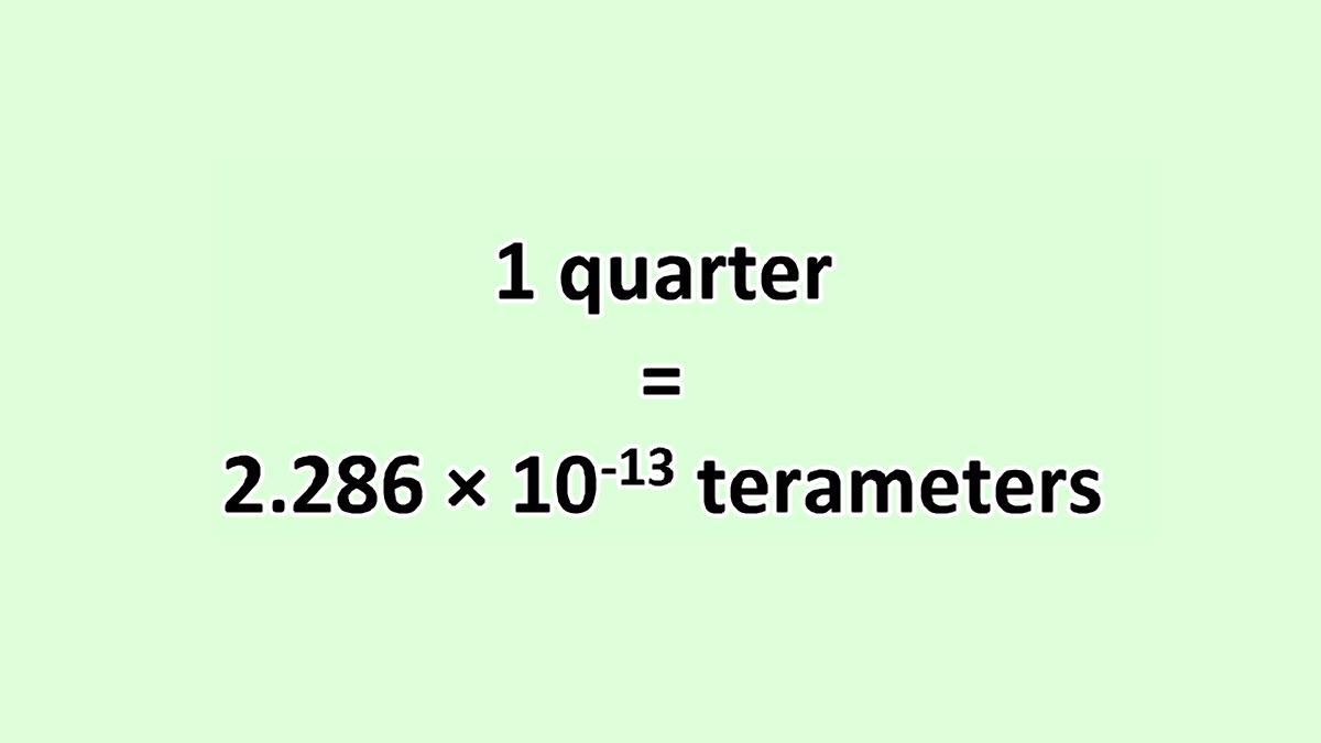 convert-quarter-to-terameter-excelnotes