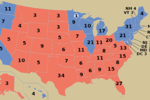 2004 US Federal Elections Electoral Votes