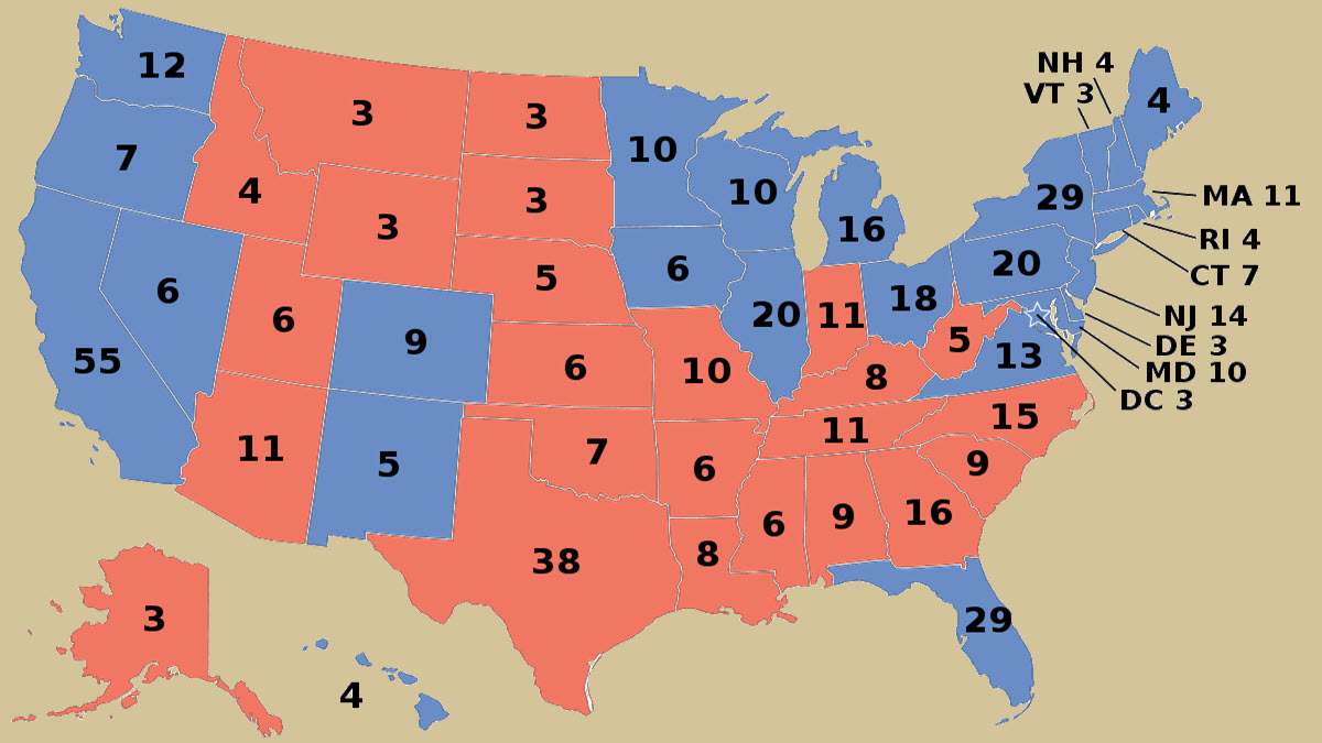 2012 US Federal Elections Electoral Votes - ExcelNotes