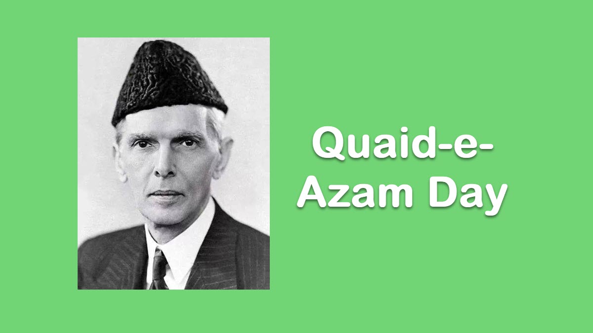 Quaid-e-Azam Day (Pakistan) - ExcelNotes