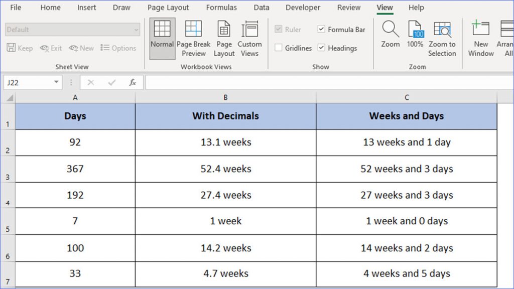 days to weeks converter