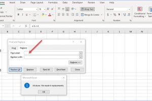 Find and Replace Line Break in Excel