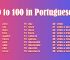How to Write 0 to 100 in Portuguese
