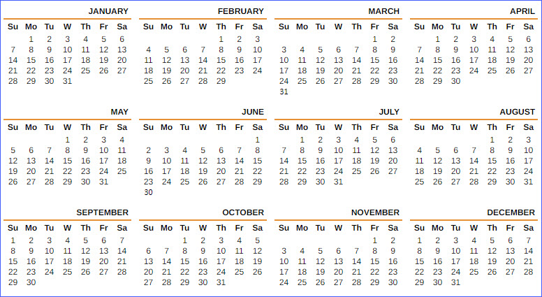 How Many Days In 2024 Calendar Year Printable Templates Free