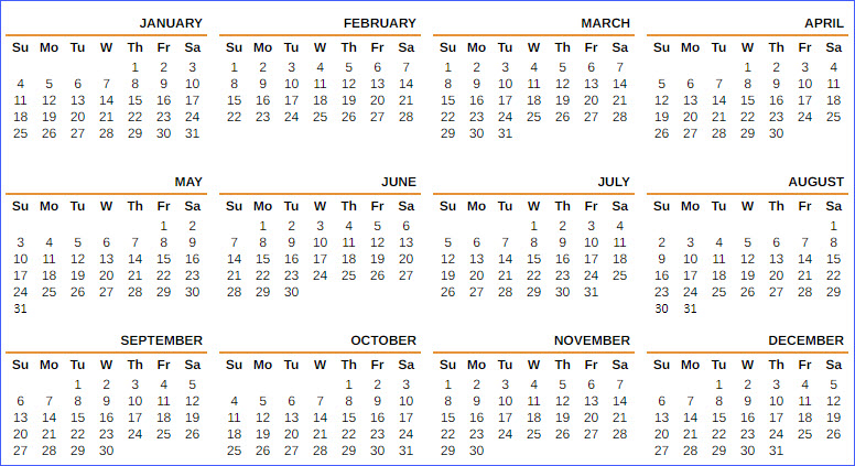 How Many Days in 2026 - ExcelNotes