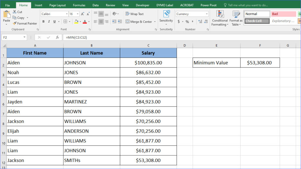 how-to-count-the-minimum-value-excelnotes