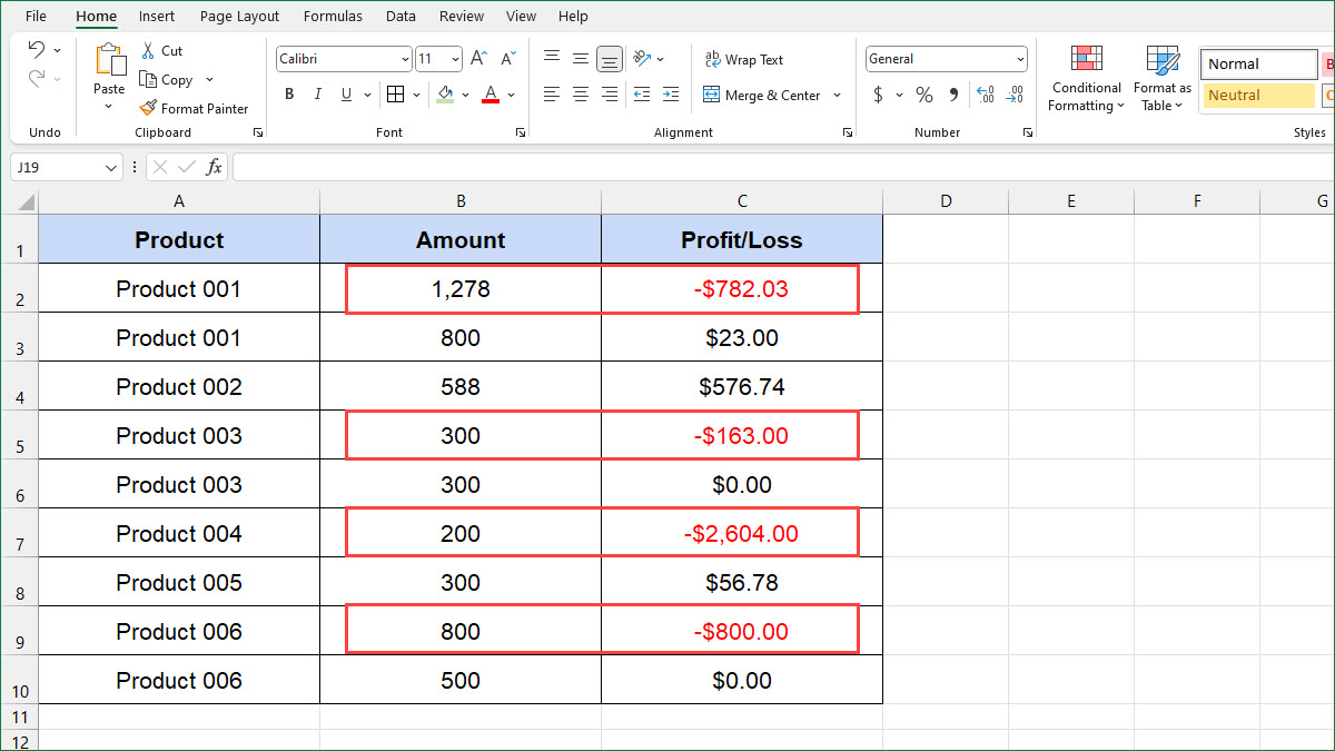 google-sheets-separate-and-sum-positive-and-negative-numbers-in-column