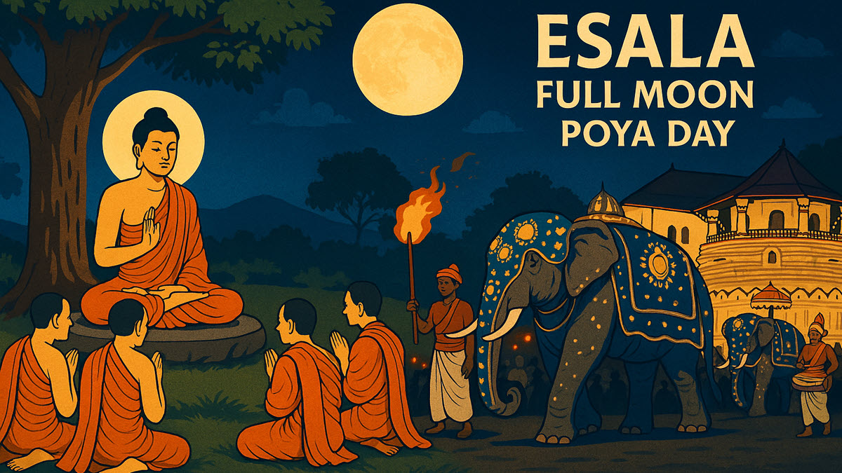 Esala Full Moon Poya Day Esala Full Moon Poya Day